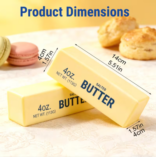 BUTTER SQUISHY 14 cm. Juguete de Mantequilla Anti-Estrés